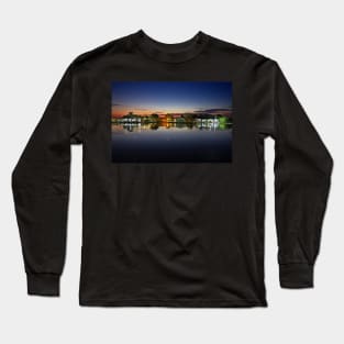 Tourlida twilight - Lagoon of Messolonghi Long Sleeve T-Shirt